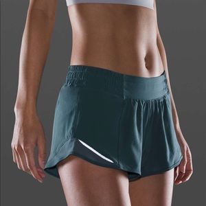 Blue/teal Lululemon shorts